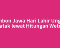 Primbon Jawa Hari Lahir Ungkap Watak lewat Hitungan Weton