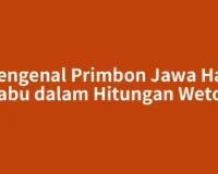 Mengenal Primbon Jawa Hari Rabu dalam Hitungan Weton