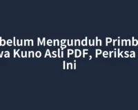 Sebelum Mengunduh Primbon Jawa Kuno Asli PDF, Periksa Hal Ini